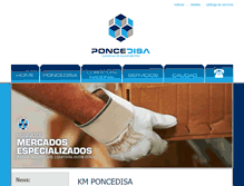 Tablet Screenshot of poncedisa.com